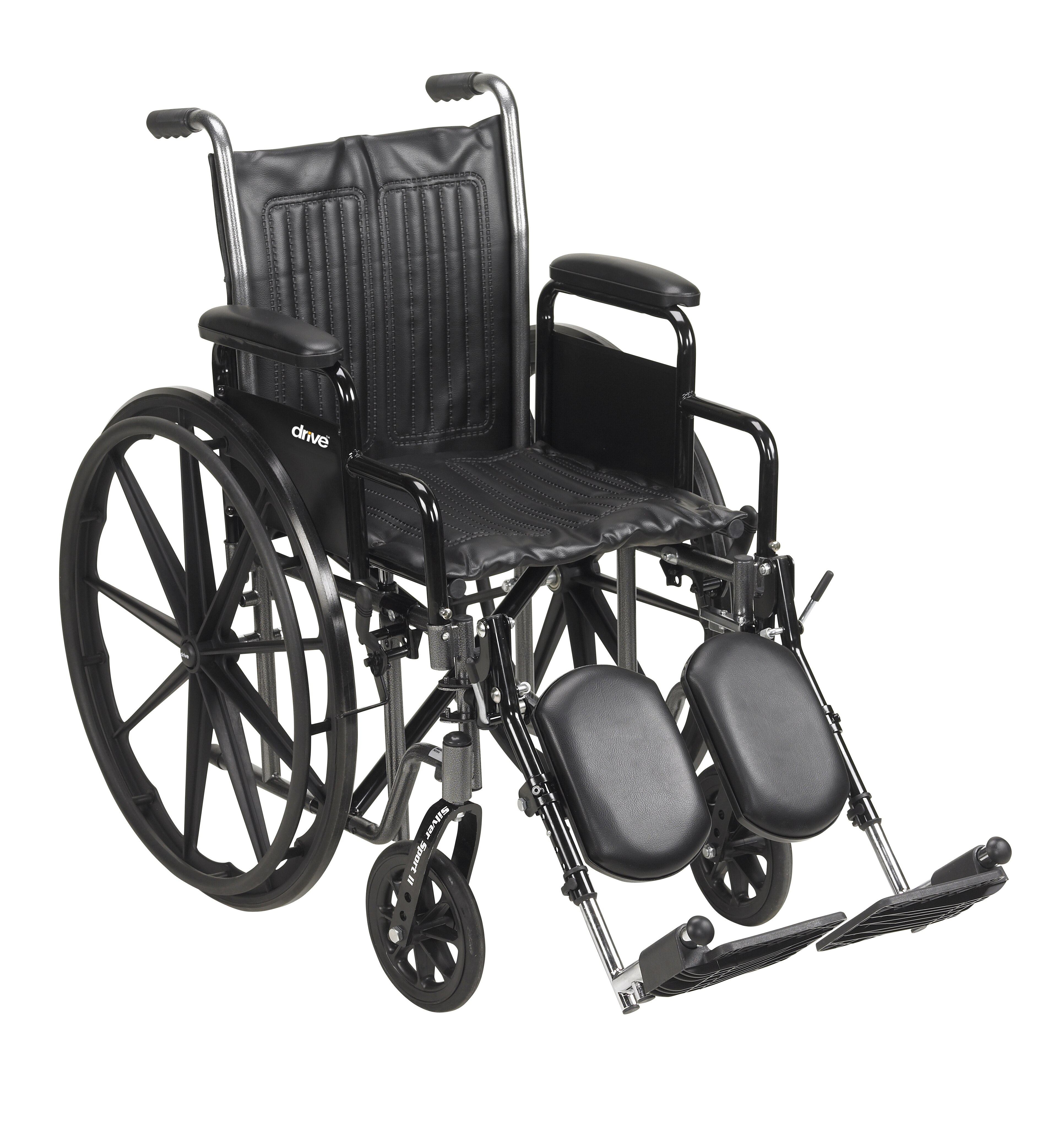 McKesson Wheelchair, 16 Inch Seat Width, 250 Lbs. Weight Capacity , CVS