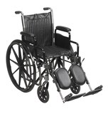McKesson Wheelchair, 16 Inch Seat Width, 250 lbs. Weight Capacity, thumbnail image 1 of 4