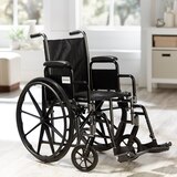 McKesson Wheelchair, 16 Inch Seat Width, 250 lbs. Weight Capacity, thumbnail image 4 of 4