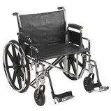 McKesson Bariatric Wheelchair 24 Inch Seat Width 450 lbs. Weight Capacity, thumbnail image 1 of 4