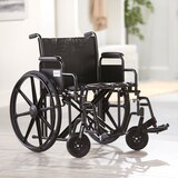 McKesson Bariatric Wheelchair 24 Inch Seat Width 450 lbs. Weight Capacity, thumbnail image 4 of 4