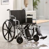 McKesson Bariatric Wheelchair 24 Inch Seat Width 450 lbs. Weight Capacity, thumbnail image 4 of 4
