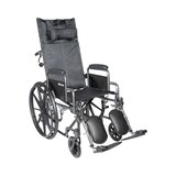 McKesson Reclining Wheelchair, 20 Inch Seat Width, 350 lbs. Weight Capacity, thumbnail image 1 of 1