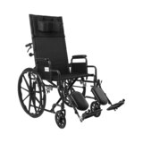 McKesson Reclining Wheelchair, 20 Inch Seat Width, 350 lbs. Weight Capacity, thumbnail image 2 of 4