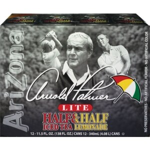 Arizona Arnold Palmer Lite Half & Half Iced Tea Lemonade, 12 - 11.5 OZ Cans