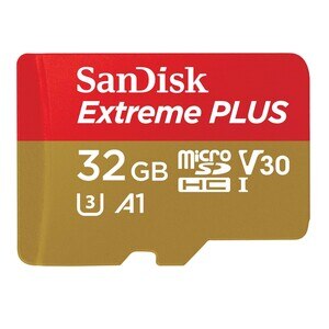 SanDisk Extreme PLUS MicroSD UHS-I Card With Adapter, 32GB , CVS