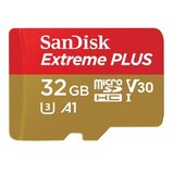SanDisk Extreme PLUS microSD UHS-I Card with Adapter, thumbnail image 1 of 3