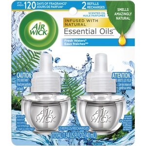 Air Wick Scented Oil Twin Refill, Fresh Waters, 1.34 Oz - 0.67 Oz , CVS