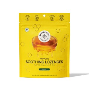 Beekeeper's Naturals Propolis Soothing Lozenges, Honey, 14 Ct , CVS