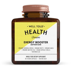 Well Told Health Energy Booster Adaptogen Blend Capsules, 60 CT