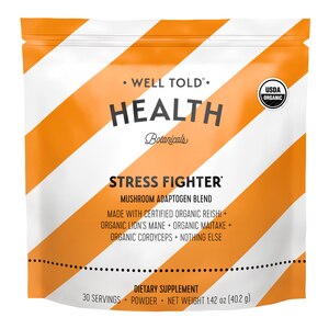 Well Told Health Stress Fighter Mushroom Adaptogen Blend, 1.42 OZ