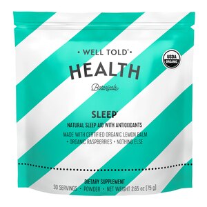 Well Told Health Sleep - Natural Sleep Aid With Antioxidants Powder, 2.65 OZ