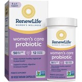 Renew Life Women's Care Vaginal Women's Probiotic Supplement, 30 Vegetarian Capsules, 50 Billion CFU, thumbnail image 1 of 9