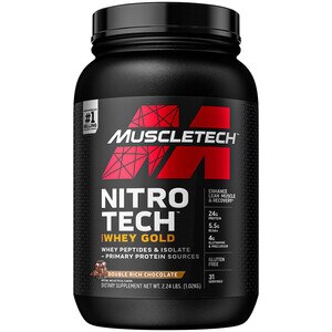 MuscleTech, Nitro-Tech Whey Gold - Suplemento de proteína, 31 porciones