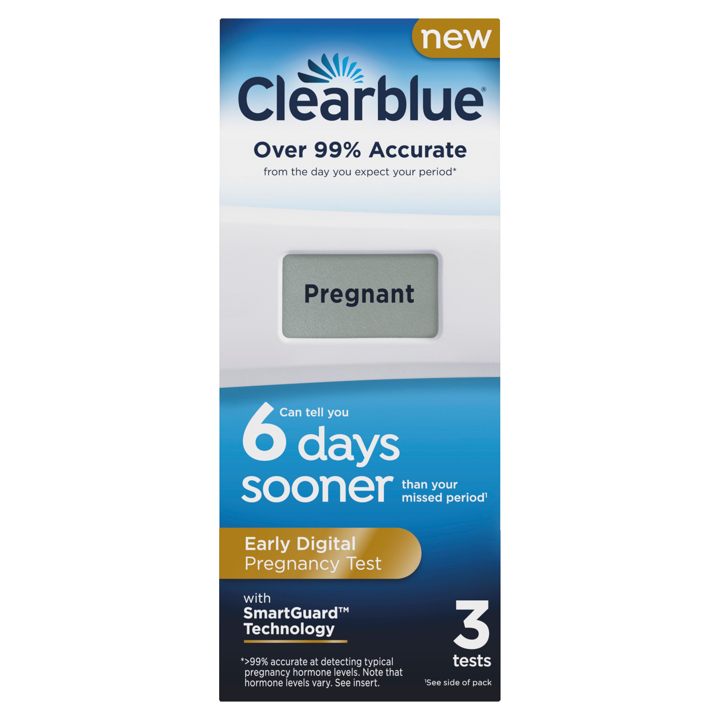 Clearblue Early Digital Pregnancy Test, Early Detection At Home Pregnancy Test, 3 Ct , CVS