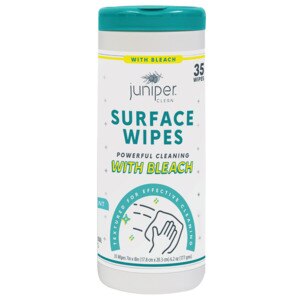 Juniper Clean - Toallitas para limpiar superficies, con lejía, 35 u.