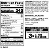 Atkins Chocolate Peanut Butter Protein Meal Bar, 2.11 OZ, thumbnail image 2 of 4
