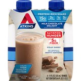 Atkins Protein Shake, 4pk, thumbnail image 1 of 3