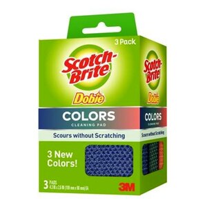 Scotch-Brite Dobie Colors All Purpose Cleaning Pads, 3 Ct , CVS