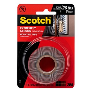 Scotch Extremely Strong Mounting Tape - 1 Inch , CVS