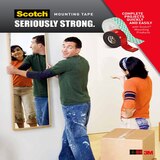 Scotch Extremely Strong Mounting Tape, 1 in x 4 ft, 1 Roll, thumbnail image 3 of 5