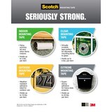 Scotch Extremely Strong Mounting Tape, 1 in x 4 ft, 1 Roll, thumbnail image 4 of 5