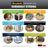 Scotch Extremely Strong Mounting Tape, 1 in x 4 ft, 1 Roll, thumbnail image 5 of 5