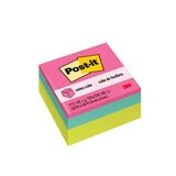 Post-it Notes Cube, 3 in. x 3 in., Bright colors, 400 Sheets, thumbnail image 1 of 6