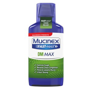 Mucinex Fast-Max Adult DM Expectorant and Cough Suppressant Liquid, 6 OZ