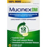 Mucinex DM 12HR Expectorant & Cough Suppressant, thumbnail image 1 of 6