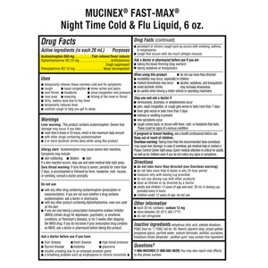 Children S Mucinex Night Time Dosage Chart