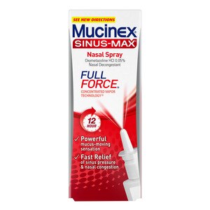  Mucinex Sinus-Max Nasal Spray - Full Force .75 OZ. 