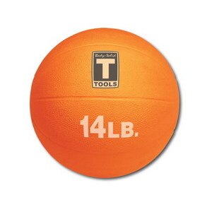 Body Solid Medicine Ball 14 LB, Orange