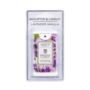Brompton & Langely - Desinfectante hidratante para manos, Lavender Vanilla, 0.5 oz