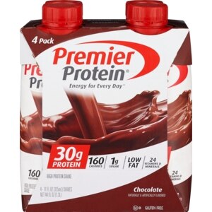 Premier Protein High Protein Shake 4 Ct, Chocolate - 11 Oz , CVS