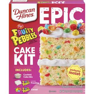 Duncan Hines Epic Fruity Pebbles Cake Kit, 28.5 Oz , CVS