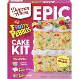 Duncan Hines Epic Fruity Pebbles Cake Kit, 28.5 OZ, thumbnail image 1 of 4