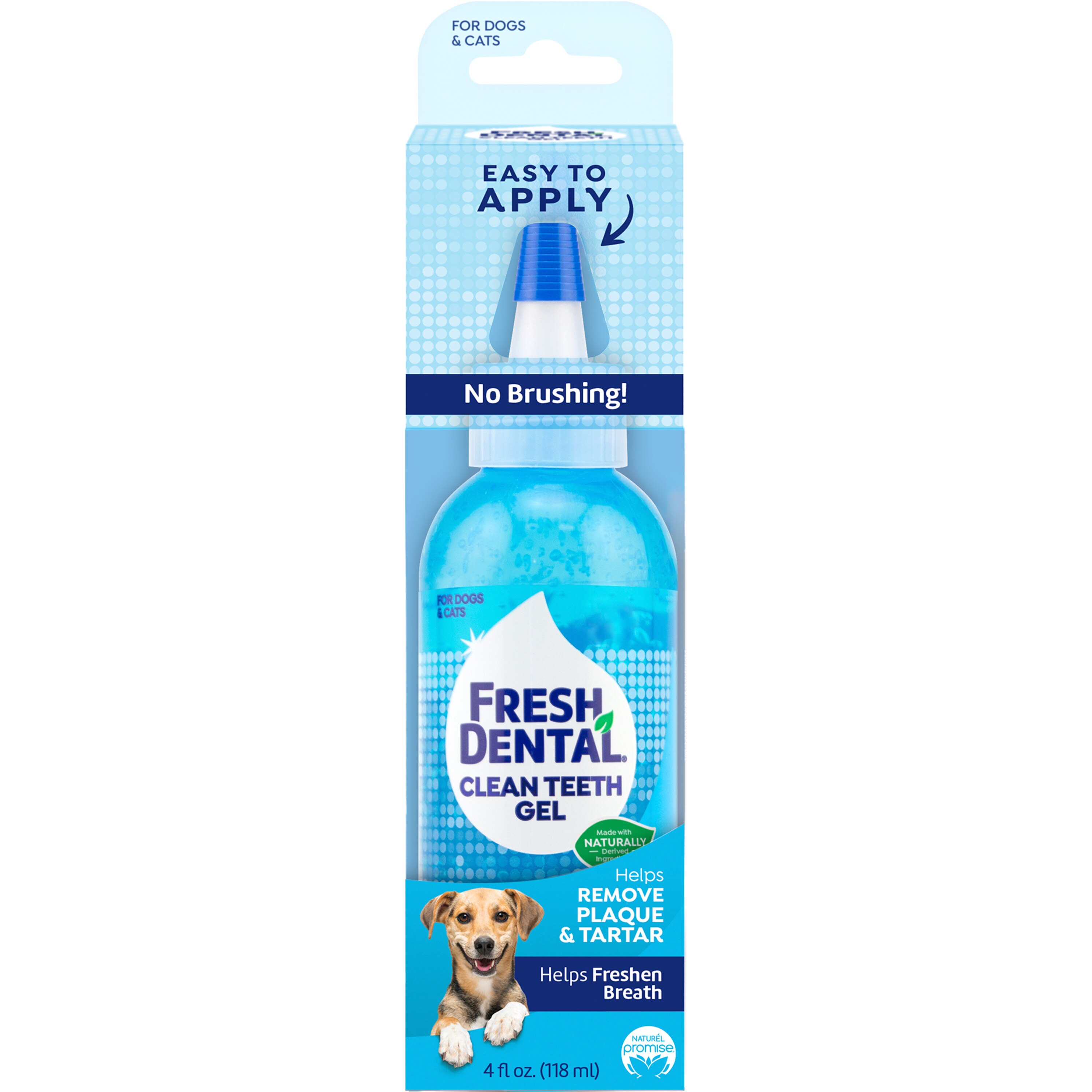 Naturel Promise Fresh Dental No Brushing Clean Teeth Dental & Oral Care Gel For Pets, 4 Oz , CVS