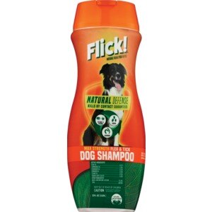 Flick! Max Strength Flea & Tick Dog Shampoo, 22 OZ