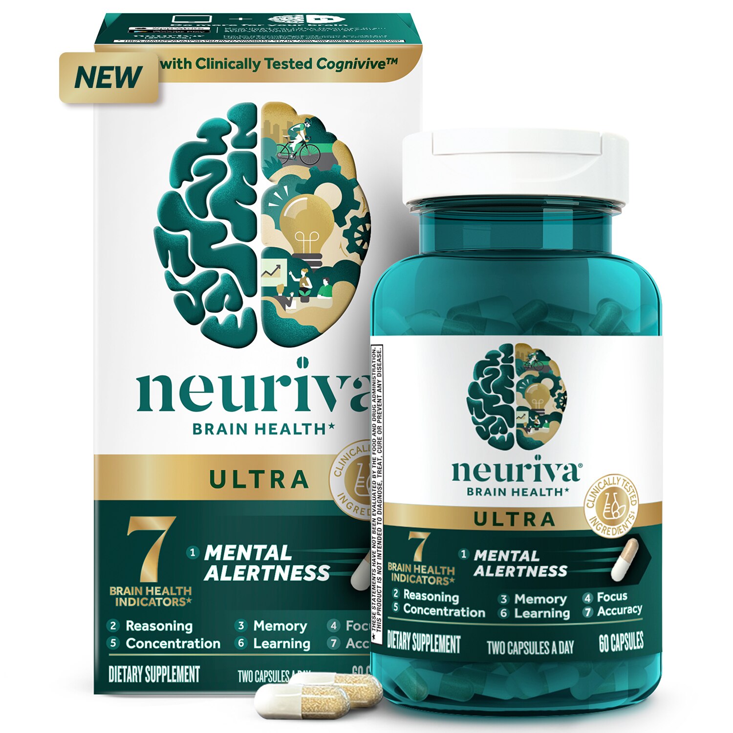 Neuriva Ultra Brain Health Supplement, 60 CT