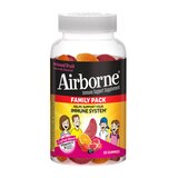 Airborne Immune Support Gummies, Mixed Fruit, 63 CT Family Pack, thumbnail image 1 of 4
