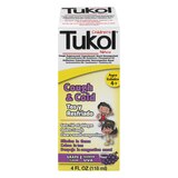 Tukol Children's Cough&Cold DM5+GU50+PE2.5/5ml Syrup Grape, thumbnail image 1 of 6