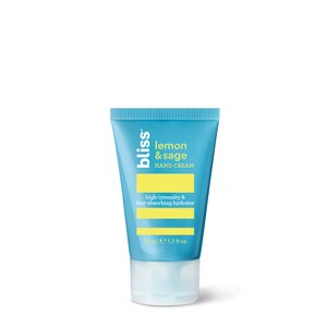 Bliss Lemon & Sage Hand Cream: High-Intensity & Fast-Absorbing Hydrator, Travel Size