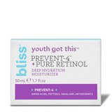 Bliss Youth Got This Prevent-4 + Pure Retinol Deep Hydration Moisturizer, 1.7 OZ, thumbnail image 5 of 7