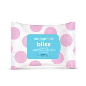 Bliss Makeup Melt Wipes - Toallitas desmaquilladoras sin aceite, 10 u.