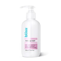 Bliss Makeup Melt Cleanser - Limpiador en gel para usar seco/húmedo, con Rose Flower