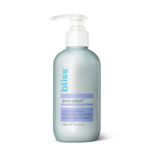 Bliss Pore Patrol Cleanser: Clay-to-Foam Purifying Cleanser With Willow Bark