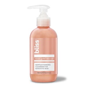 Bliss Rose Gold Rescue Gentle Foaming Cleanser For Sensitive Skin, 6.4 OZ