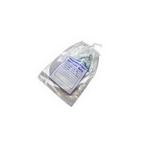 Elkay Plastics Respiratory Setup Bag with Drawstring Closure 16 in. x 12 in. Clear, 500CT