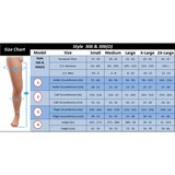 ITA-MED Open Toe Compression Knee High Socks, thumbnail image 3 of 3